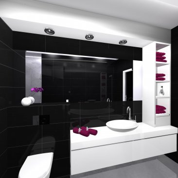 Aranżacja i projekt architekta wnętrz - łazienka